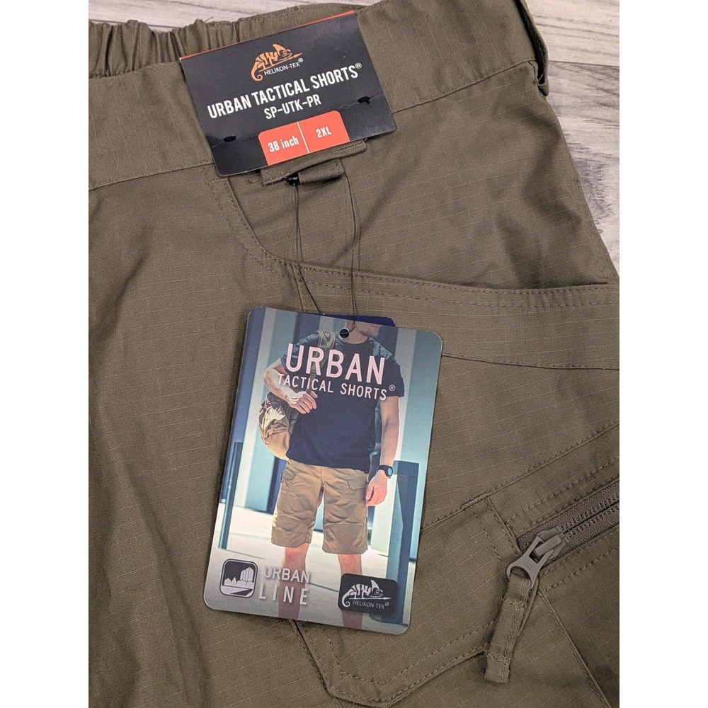 Helikon UTS Urban Shorts Mens Ripstop Adaptive Green 38 2XL 11" NWT tactical - Picture 2 of 11